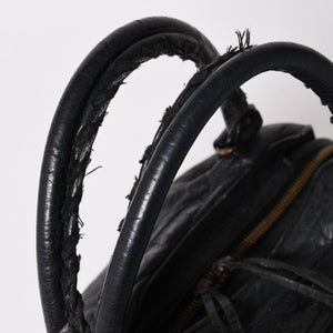 BALENCIAGA バレンシアガ Classic Town クラシック タウン 2WAYバッグ 240579 アリーナラムスキン ブラック 良品 中古 4a002746