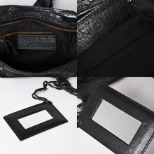 画像をギャラリービューアに読み込む, BALENCIAGA バレンシアガ Classic Town クラシック タウン 2WAYバッグ 240579 アリーナラムスキン ブラック 良品 中古 4a002746
