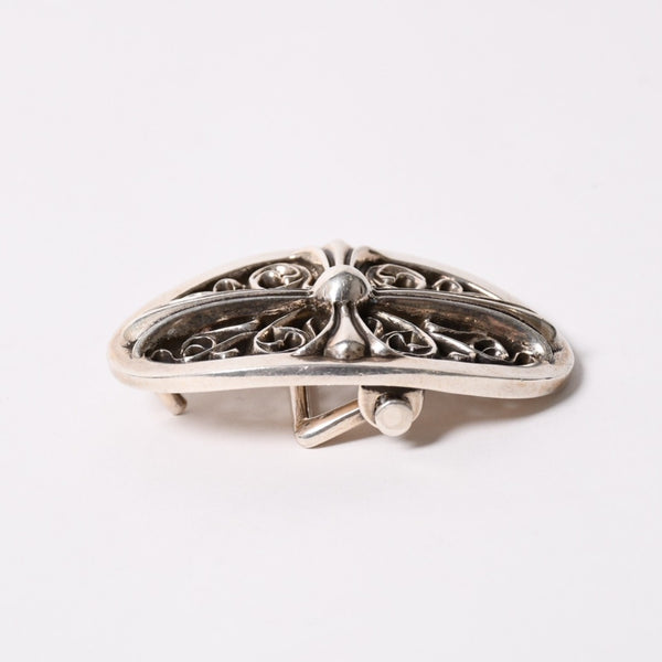 極美品 CHROME HEARTS クロムハーツ 1.5クラシック オーバルクロス バックル 重量約141.9g 1989/00 sterling刻印 シルバー925 中古 4a003121