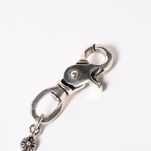 CHROME HEARTS クロムハーツ 2クリップショート #1 マルチボールウォレットチェーン 重量約143.70ｇ 全長約46cm 16リンク 美品 中古 4a003116