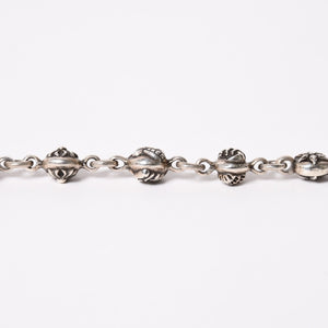 CHROME HEARTS クロムハーツ 2クリップショート #1 マルチボールウォレットチェーン 重量約143.70ｇ 全長約46cm 16リンク 美品 中古 4a003116