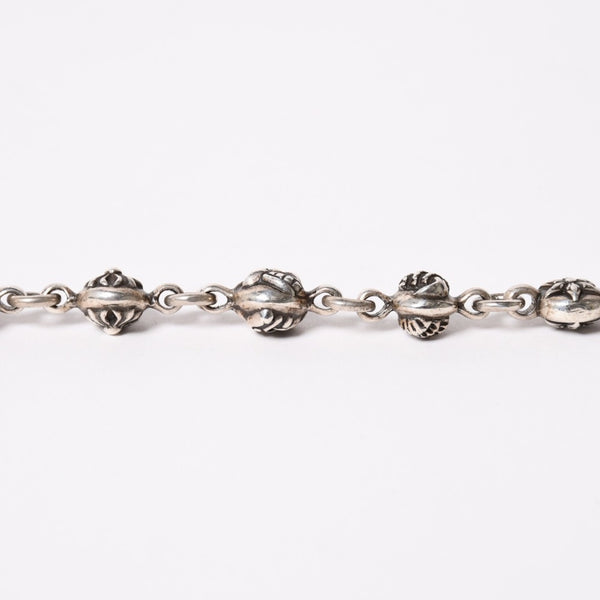 CHROME HEARTS クロムハーツ 2クリップショート #1 マルチボールウォレットチェーン 重量約143.70ｇ 全長約46cm 16リンク 美品 中古 4a003116