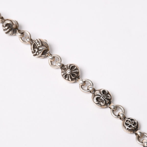 CHROME HEARTS クロムハーツ 2クリップショート #1 マルチボールウォレットチェーン 重量約143.70ｇ 全長約46cm 16リンク 美品 中古 4a003116