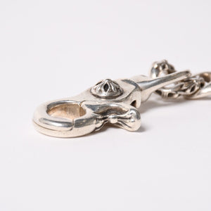 CHROME HEARTS クロムハーツ FANCY LONG-1 1 CLIP 1クリップ ロング ファンシーウォレットチェーン 重量233.27g 33リンク 美品 中古 4a003120