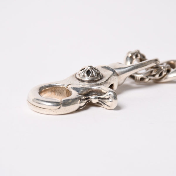 CHROME HEARTS クロムハーツ FANCY LONG-1 1 CLIP 1クリップ ロング ファンシーウォレットチェーン 重量233.27g 33リンク 美品 中古 4a003120
