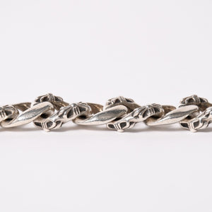 CHROME HEARTS クロムハーツ FANCY LONG-1 1 CLIP 1クリップ ロング ファンシーウォレットチェーン 重量233.27g 33リンク 美品 中古 4a003120