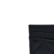画像をギャラリービューアに読み込む, 極美品 CHANEL シャネル グレインドカーフスキン キャビアスキン カードホルダー ブラック K3X4A517 ランダム番台 ゴールド金具 中古 4a003215