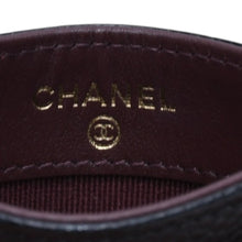 画像をギャラリービューアに読み込む, 極美品 CHANEL シャネル グレインドカーフスキン キャビアスキン カードホルダー ブラック K3X4A517 ランダム番台 ゴールド金具 中古 4a003215