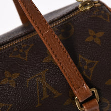 画像をギャラリービューアに読み込む, LOUIS VUITTON ルイヴィトン パピヨン26 ハンドバッグ モノグラム M51366 筒型 モノグラムキャンバス ブラウン 美品 中古 4a000806