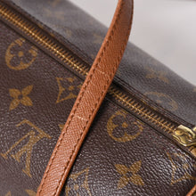 画像をギャラリービューアに読み込む, LOUIS VUITTON ルイヴィトン パピヨン26 ハンドバッグ モノグラム M51366 筒型 モノグラムキャンバス ブラウン 美品 中古 4a000806