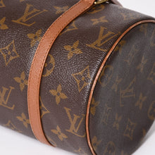 画像をギャラリービューアに読み込む, LOUIS VUITTON ルイヴィトン パピヨン26 ハンドバッグ モノグラム M51366 筒型 モノグラムキャンバス ブラウン 美品 中古 4a000806