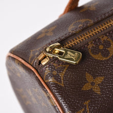 画像をギャラリービューアに読み込む, LOUIS VUITTON ルイヴィトン パピヨン26 ハンドバッグ モノグラム M51366 筒型 モノグラムキャンバス ブラウン 美品 中古 4a000806