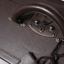 画像をギャラリービューアに読み込む, 極美品 BOTTEGAVENETA ボッテガヴェネタ ハードトランク バッグ 140064 V4651 ブラウン 中古 4b013186