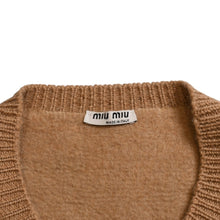 Load image into Gallery viewer, 極美品 MIUMIU ミュウミュウ 半袖 Knit ニット ベージュ 0000ET - C2584 - 00009 サイズ42 中古 4a003190