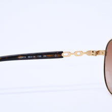 Load image into Gallery viewer, Michael Kors マイケルコース ティアドロップ サングラス アイウェア 102413 サイズ59□14 135 チェーンテンプル ブラウン 美品 中古 4a003016