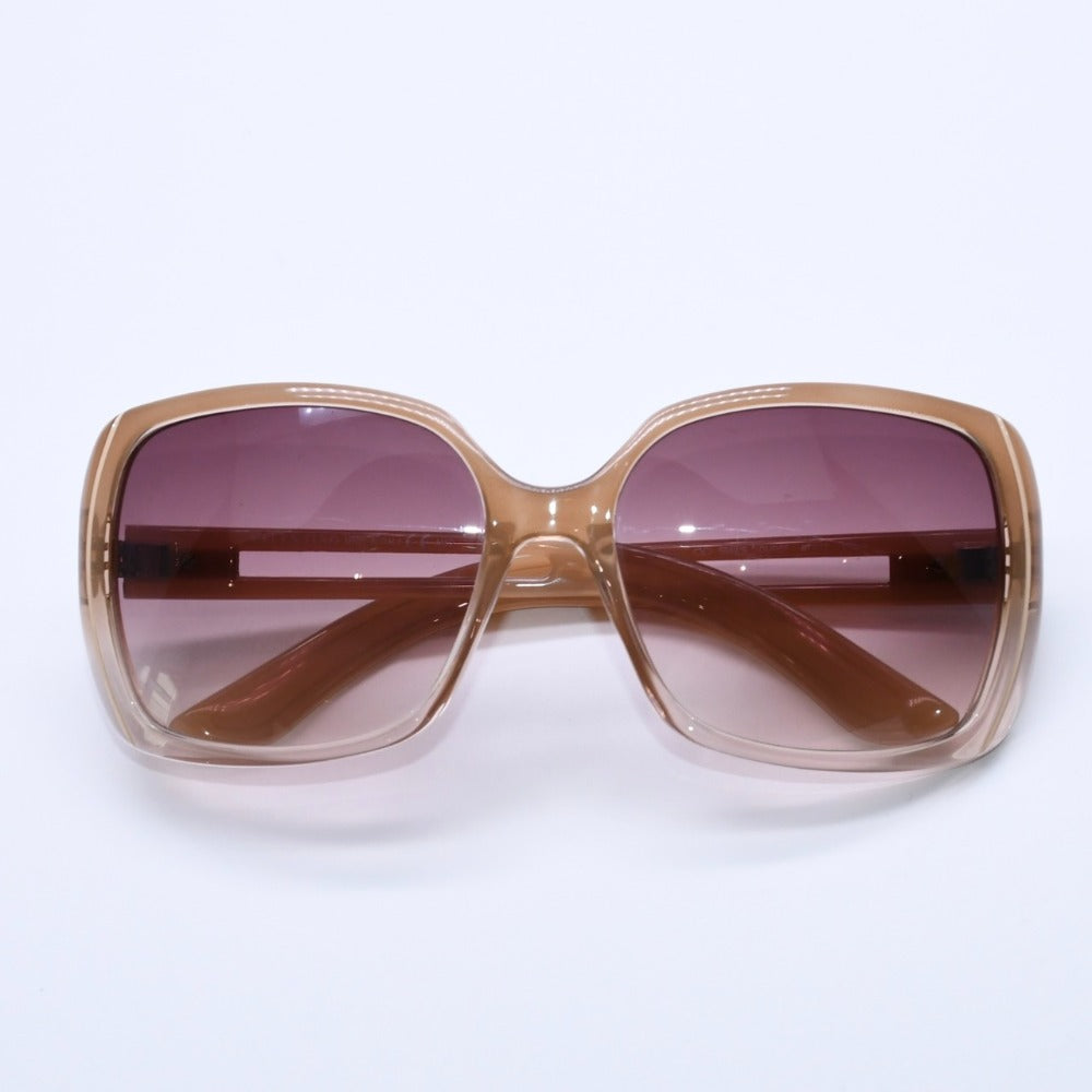 VALENTINO ヴァレンティノ スクエア型サングラス アセテート ブラウン アイウェア メガネ 57□17 130 5682/S 美品 中古 4a003018