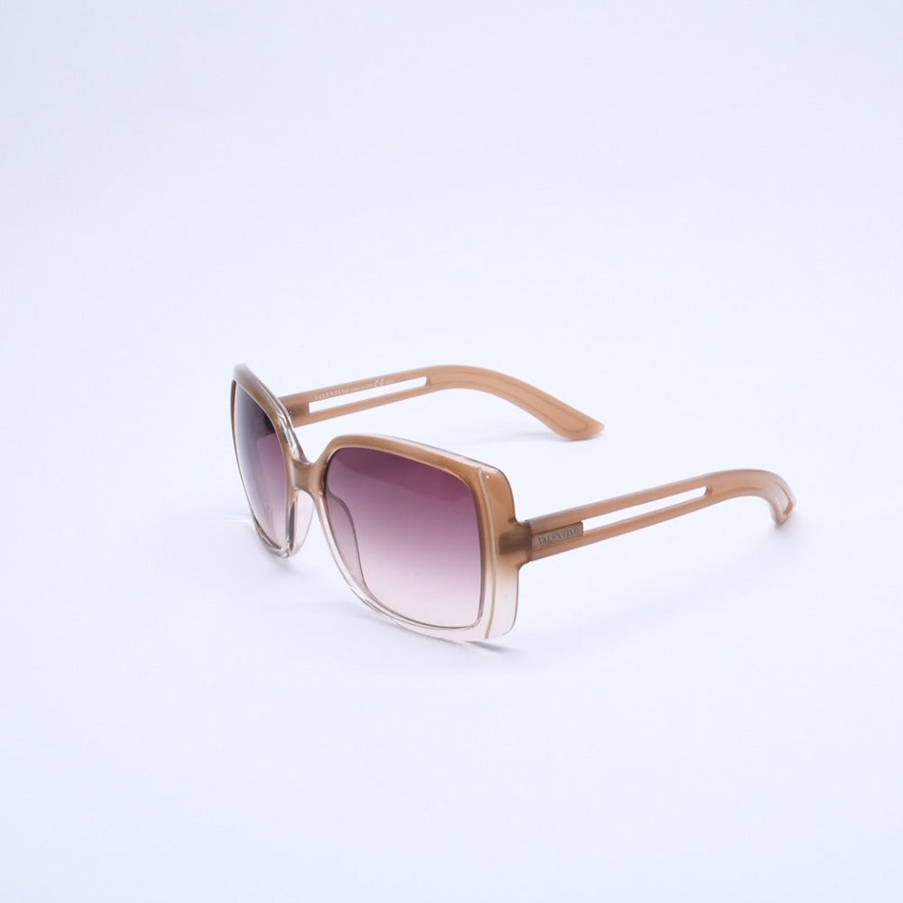 VALENTINO Square Sunglasses Acetate Brown Eyewear Glasses 57□17 130 5682/S Good Condition Used 4a003018