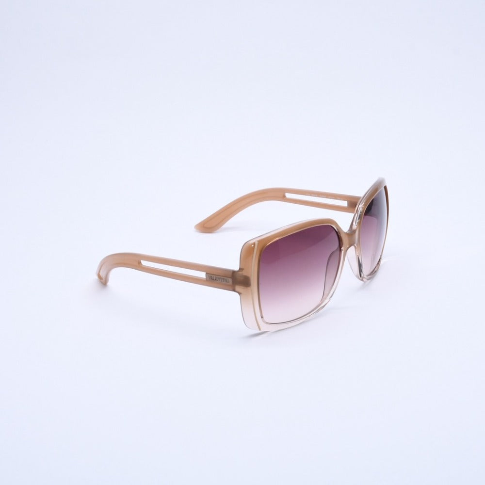 VALENTINO Square Sunglasses Acetate Brown Eyewear Glasses 57□17 130 5682/S Good Condition Used 4a003018