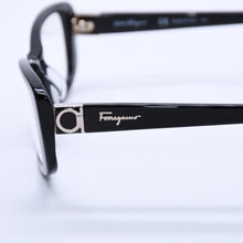 画像をギャラリービューアに読み込む, Salvatore Ferragamo サルヴァトーレ フェラガモ 伊達メガネ アイウェア SF2708A サイズ55□15 140 ブラック 美品 中古 4a003055
