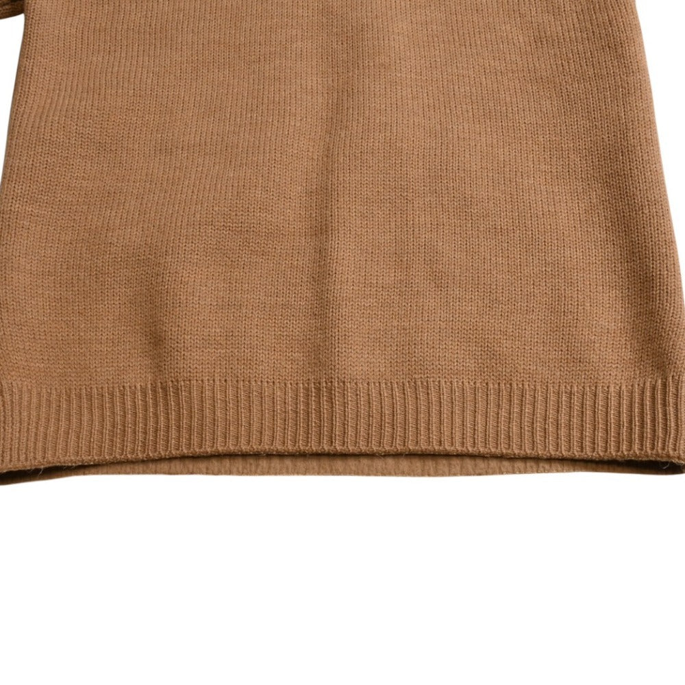 Very Good Condition MIUMIU Short Sleeve Knit Beige 0000ET - C2584 - 00009 Size 42 Used 4a003190