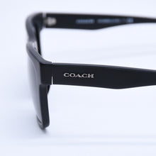 画像をギャラリービューアに読み込む, 極美品 COACH コーチ アジアンフィットサングラス スクエア ウェリントン 56□18 140 ブラック アイウェア メガネ HC8308U アクセサリー 中古 4a003053