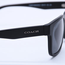 画像をギャラリービューアに読み込む, 極美品 COACH コーチ アジアンフィットサングラス スクエア ウェリントン 56□18 140 ブラック アイウェア メガネ HC8308U アクセサリー 中古 4a003053