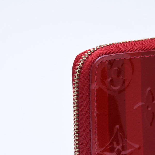 極美品 LOUIS VUITTON ルイ ヴィトン 財布 モノグラムヴェルニ M91720 ジッピーコインパース ポムダムール ゴールド金具 中古 4a003329