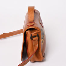 Load image into Gallery viewer, Jean Paul Gaultier ジャンポール・ゴルチェ ショルダーバッグ ハンドバッグ ブラウン ワッペン フラップレザー 中古 4a003169