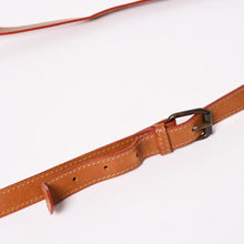 Load image into Gallery viewer, Jean Paul Gaultier ジャンポール・ゴルチェ ショルダーバッグ ハンドバッグ ブラウン ワッペン フラップレザー 中古 4a003169