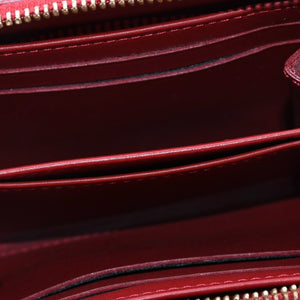 極美品 LOUIS VUITTON ルイ ヴィトン 財布 モノグラムヴェルニ M91720 ジッピーコインパース ポムダムール ゴールド金具 中古 4a003329