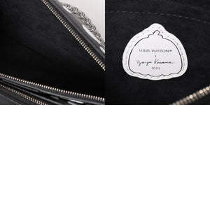 極美品 LOUIS VUITTON ルイヴィトン M46410 ミュルティ ポシェット アクセソワール ショルダーバッグ ブラック シルバー金具 モノグラム アンプラント 中古 4a003323
