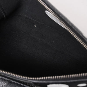 極美品 LOUIS VUITTON ルイヴィトン M46410 ミュルティ ポシェット アクセソワール ショルダーバッグ ブラック シルバー金具 モノグラム アンプラント 中古 4a003210