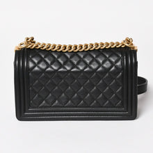 画像をギャラリービューアに読み込む, 極美品 CHANEL シャネル ボーイシャネル 25 チェーンショルダーバッグ A67086 ランダム番台 ココマーク ラムスキン ブラック 中古 4a003211