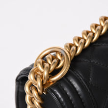 画像をギャラリービューアに読み込む, 極美品 CHANEL シャネル ボーイシャネル 25 チェーンショルダーバッグ A67086 ランダム番台 ココマーク ラムスキン ブラック 中古 4a003211
