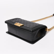 画像をギャラリービューアに読み込む, 極美品 CHANEL シャネル ボーイシャネル 25 チェーンショルダーバッグ A67086 ランダム番台 ココマーク ラムスキン ブラック 中古 4a003211