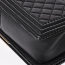 画像をギャラリービューアに読み込む, 極美品 CHANEL シャネル ボーイシャネル 25 チェーンショルダーバッグ A67086 ランダム番台 ココマーク ラムスキン ブラック 中古 4a003211