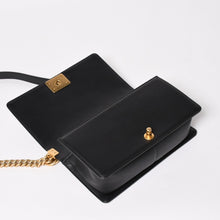 画像をギャラリービューアに読み込む, 極美品 CHANEL シャネル ボーイシャネル 25 チェーンショルダーバッグ A67086 ランダム番台 ココマーク ラムスキン ブラック 中古 4a003211