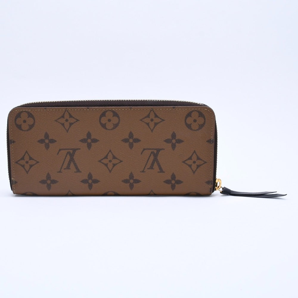 Very Good Condition LOUIS VUITTON Portefeuille Clemence Long Wallet M82336 Monogram Gold Hardware Used 4a003332