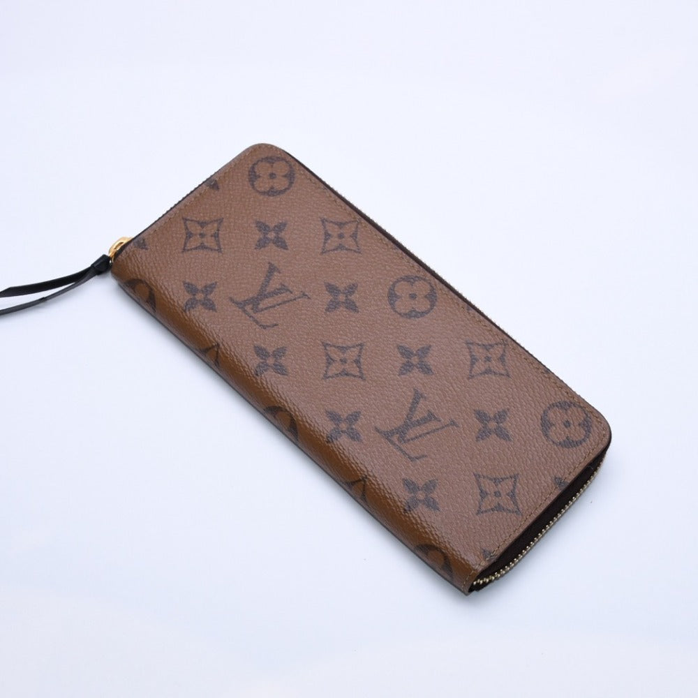 極美品 LOUIS VUITTON ルイヴィトン ポルトフォイユ クレマンス 長財布 M82336 モノグラム ゴールド金具 中古 4a003332
