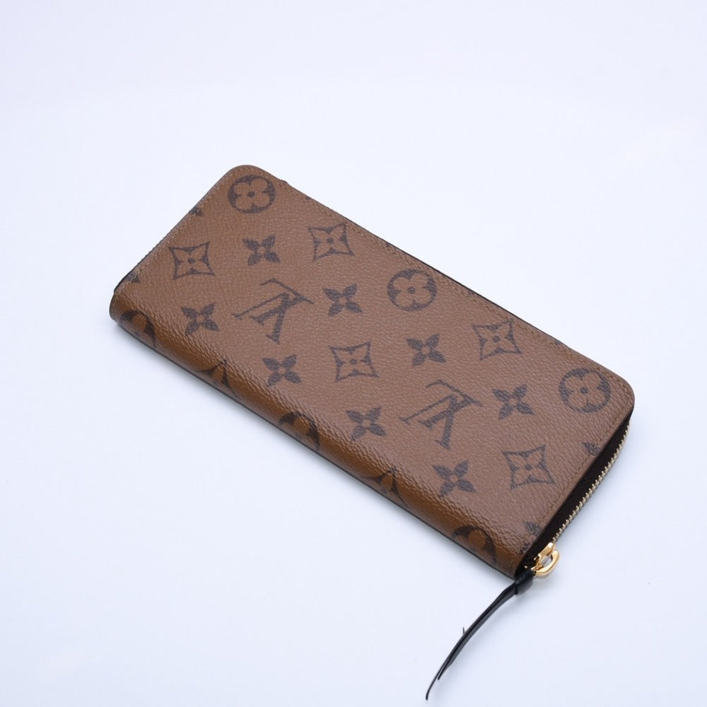 極美品 LOUIS VUITTON ルイヴィトン ポルトフォイユ クレマンス 長財布 M82336 モノグラム ゴールド金具 中古 4a003332