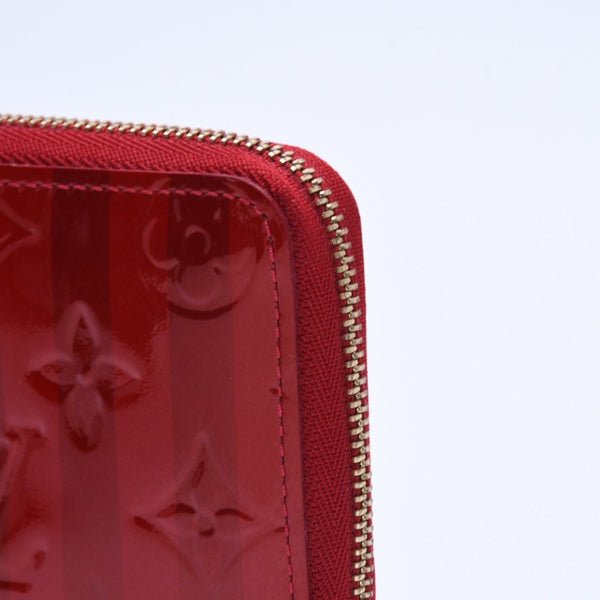 極美品 LOUIS VUITTON ルイ ヴィトン 財布 モノグラムヴェルニ M91720 ジッピーコインパース ポムダムール ゴールド金具 中古 4a003329