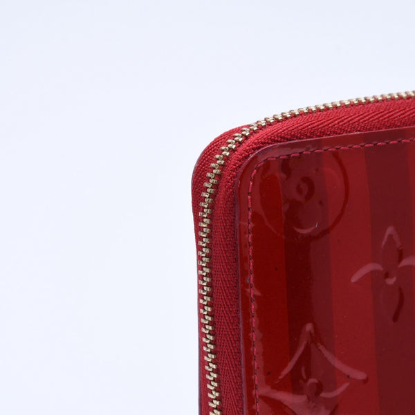 極美品 LOUIS VUITTON ルイ ヴィトン 財布 モノグラムヴェルニ M91720 ジッピーコインパース ポムダムール ゴールド金具 中古 4a003329