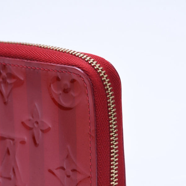 極美品 LOUIS VUITTON ルイ ヴィトン 財布 モノグラムヴェルニ M91720 ジッピーコインパース ポムダムール ゴールド金具 中古 4a003329