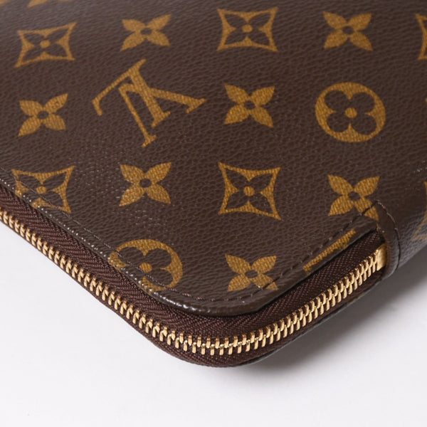 極美品 LOUIS VUITTON ルイヴィトン クラッチバッグ ポッシュ・ドキュマン M53456 モノグラム PVC ゴールド金具 中古 4a002850