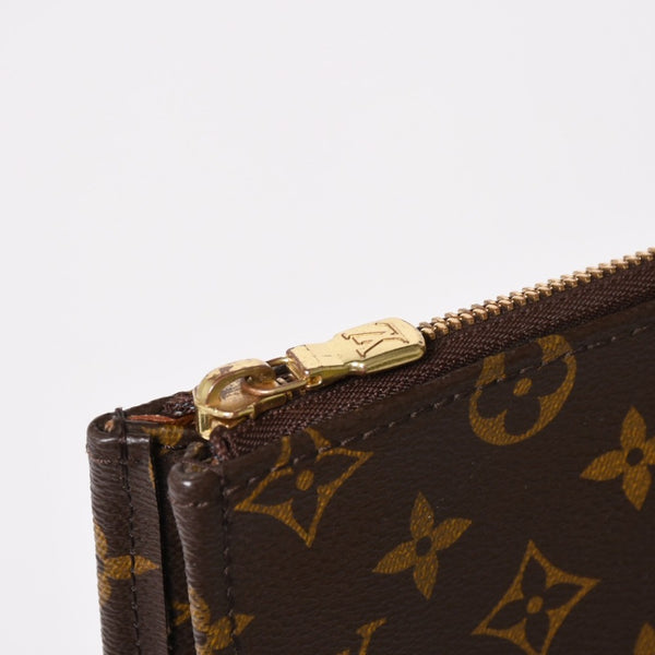 極美品 LOUIS VUITTON ルイヴィトン クラッチバッグ ポッシュ・ドキュマン M53456 モノグラム PVC ゴールド金具 中古 4a002850