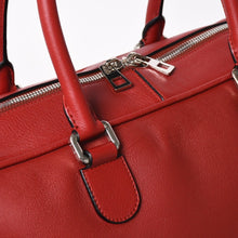 Load image into Gallery viewer, 極美品 LOEWE ロエベ アマソナハンドバッグ レッド ハンドバッグ レザー シルバー金具 261409 4a001609