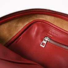 Load image into Gallery viewer, 極美品 LOEWE ロエベ アマソナハンドバッグ レッド ハンドバッグ レザー シルバー金具 261409 4a001609