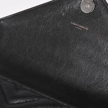 画像をギャラリービューアに読み込む, 極美品 SAINT LAURENT サンローラン カレッジ ショルダーバッグ ハンドバッグ 2way 428056 レザー ブラック シルバー金具 中古 4a003033