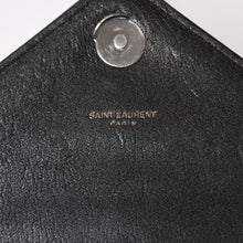 画像をギャラリービューアに読み込む, 極美品 SAINT LAURENT サンローラン カレッジ ショルダーバッグ ハンドバッグ 2way 428056 レザー ブラック シルバー金具 中古 4a003033