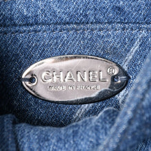画像をギャラリービューアに読み込む, 極美品 CHANEL シャネル ミニマトラッセ16 Sフラップ Sチェーンショルダーバッグ 30番台 ココマーク デニム ブルー 中古 4a003326